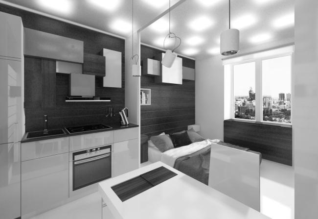 小面积公寓设计概念项目丨俄罗斯莫斯科丨Arch group-57