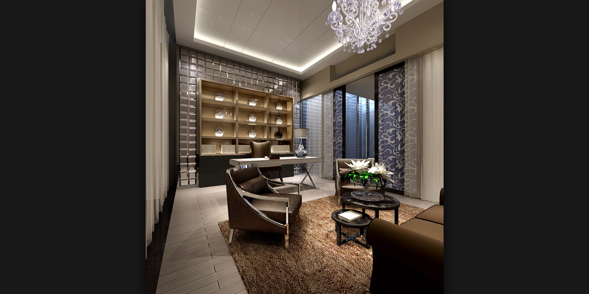 张家港万泰别墅售楼处 样板间-1