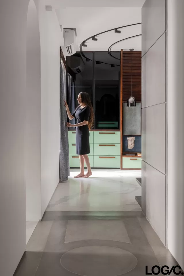 A Spacious, Colour-Rich House Of Curves Designed With Open And Airy Spaces | Logic Architecture + Research - The Architects Diary-16