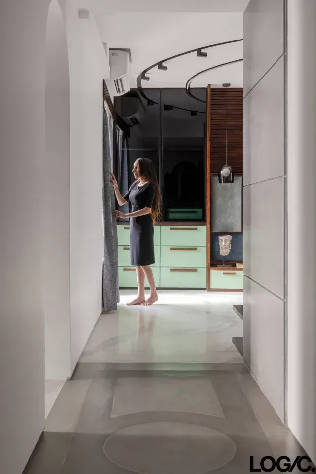 A Spacious, Colour-Rich House Of Curves Designed With Open And Airy Spaces | Logic Architecture + Research - The Architects Diary-16