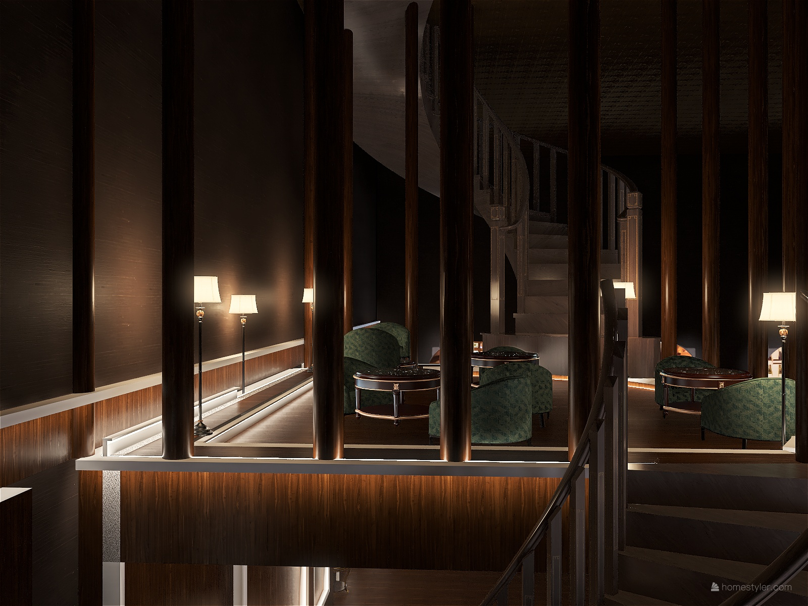 Attic Restaurant and Bar - 3D design-13