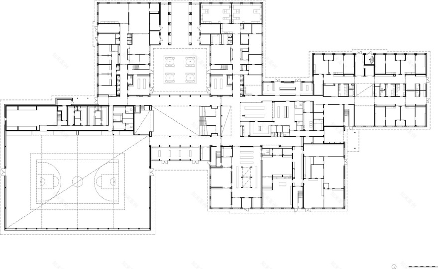 Sammontalo学校与多功能中心丨芬兰丨NERVIN Architecture-45