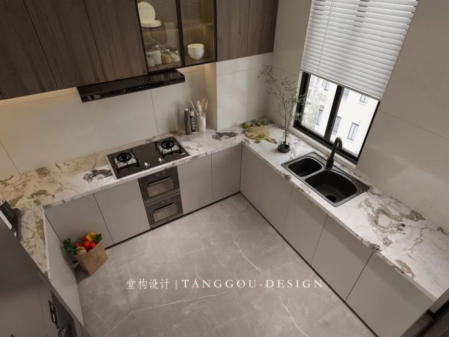 奶油色调私宅丨中国武汉丨堂构设计-16