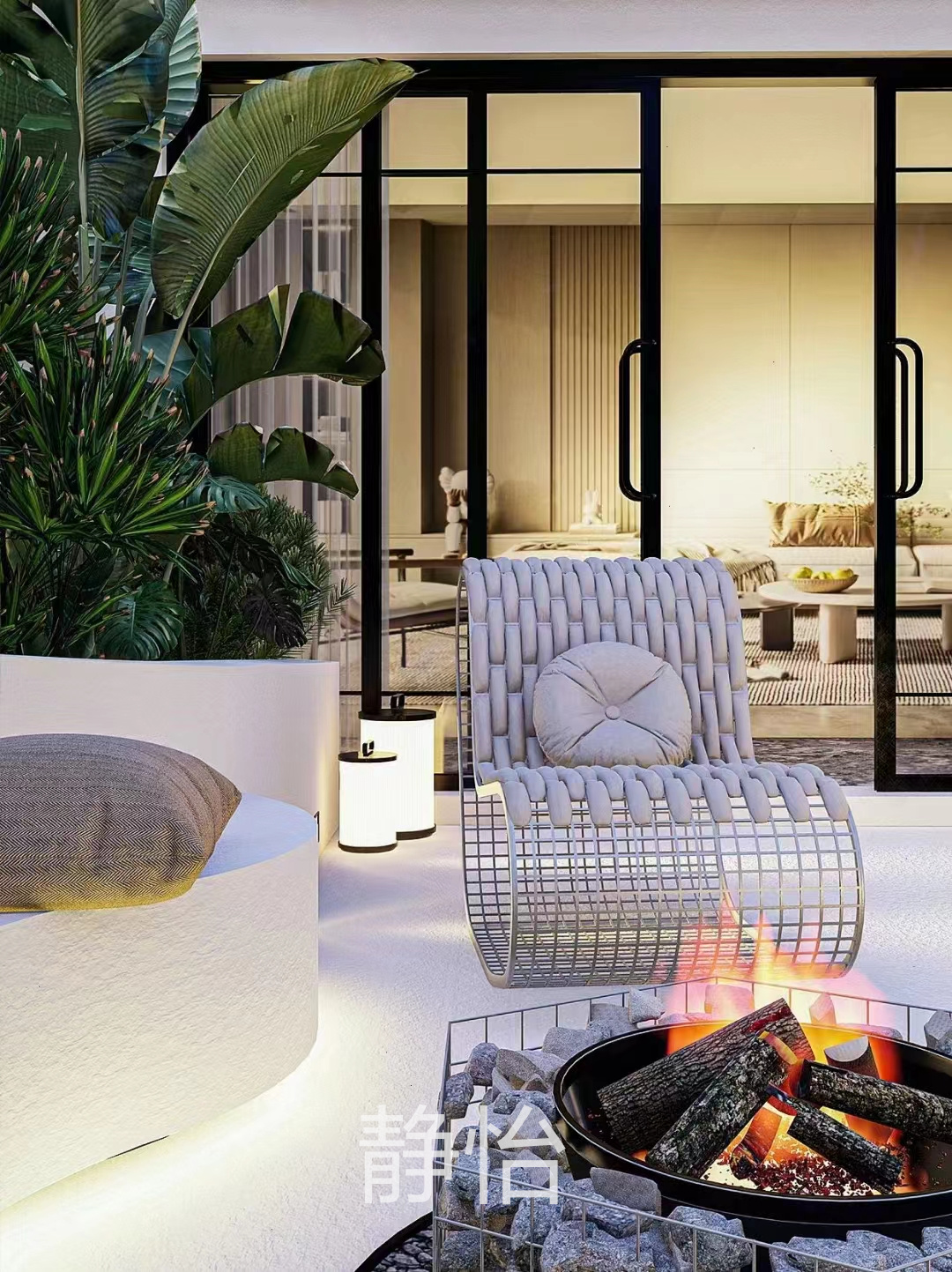 室外露台花园——生活需要一些热爱和行动-5