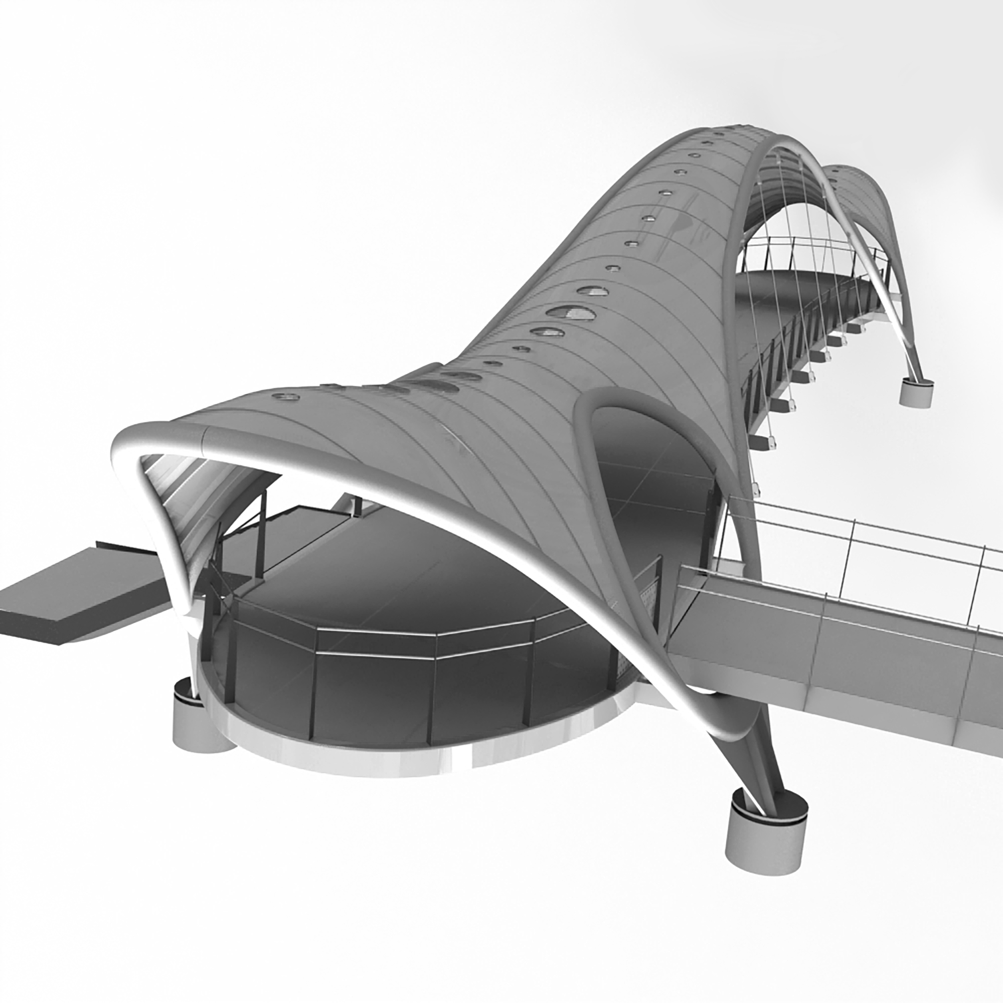 英国赫尔市 Murdoch's Connection Bridge丨Arup 和 Matter Architecture-35