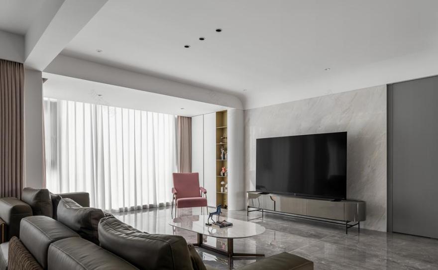 现代轻奢风四口之家设计-15