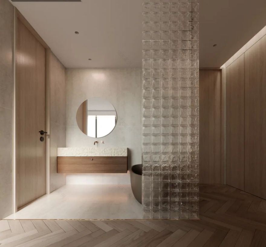 温暖原木,光影流动的家-9