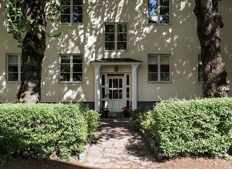 瑞典绿色乡村公寓 | 自然光与气的完美结合-2