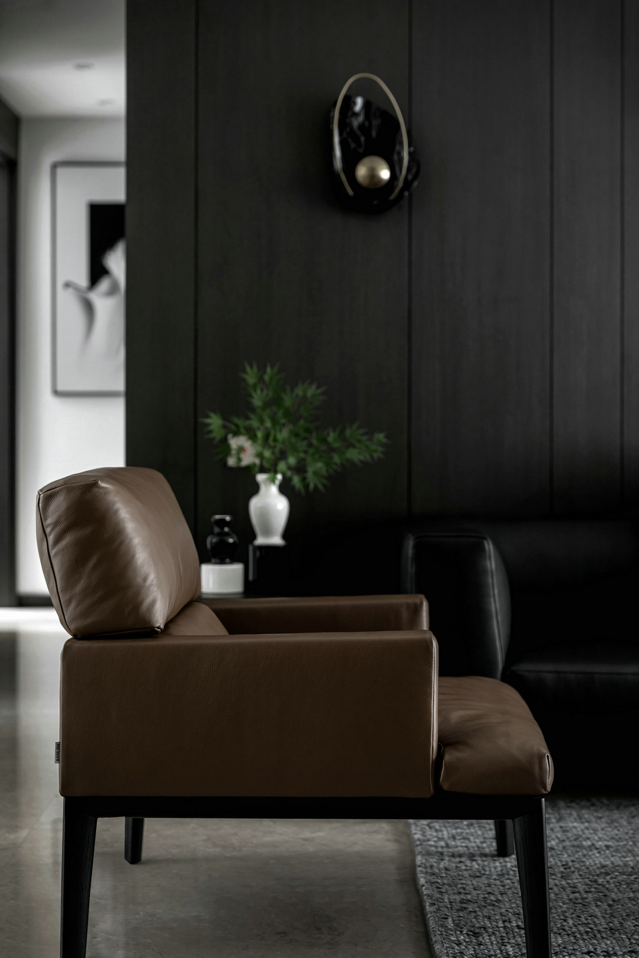 境·墨丨灯光、色彩、材质的重新组合，让精装房华丽转身-19