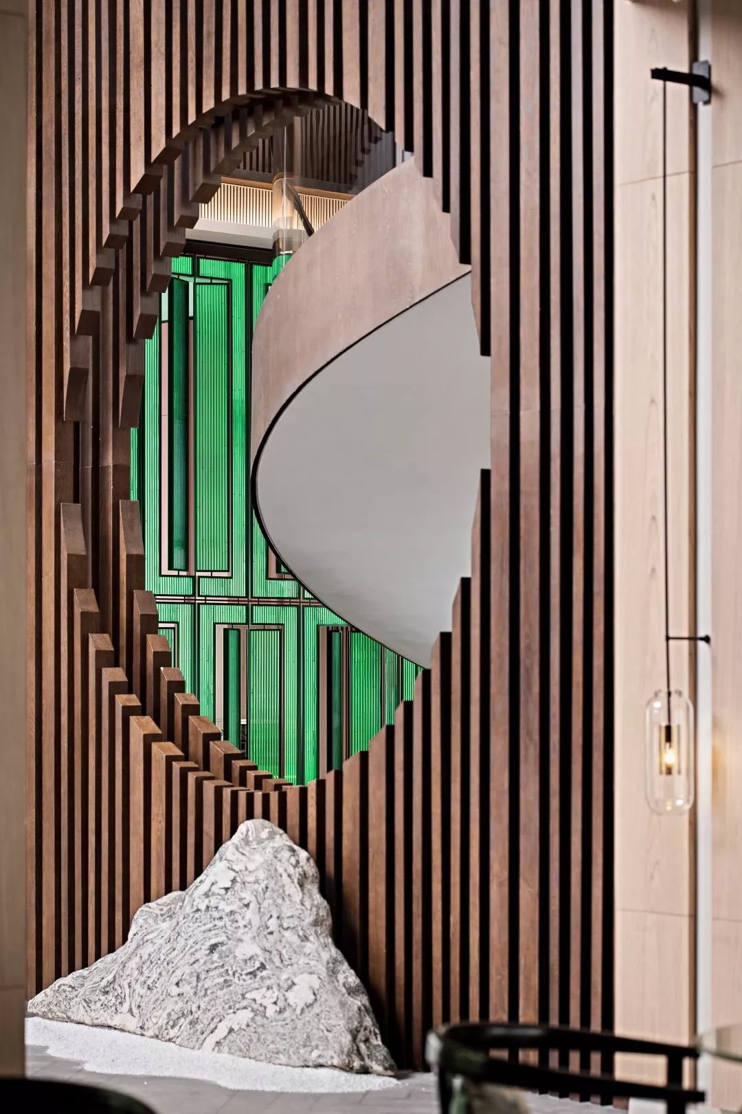 崇義綠邦合一山居銷售中心 | 竹鄉文化的室內空間演繹-18