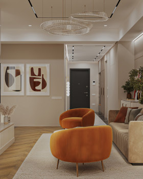 鲁尔现代室内设计

注：由于Lu·ery不太明确具体是什么，推测可能是鲁尔，此处按音译处理若有更准确背景信息，可进一步修正 丨ArmeniaYerevan丨Nelly Manukian,toon.project