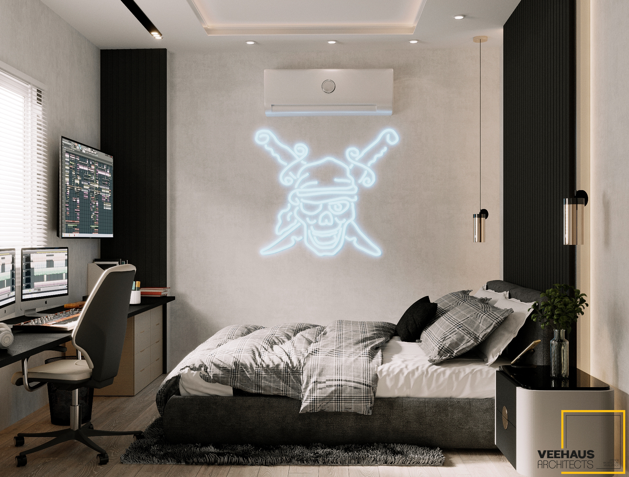 游戏室丨Veehaus Architects-6