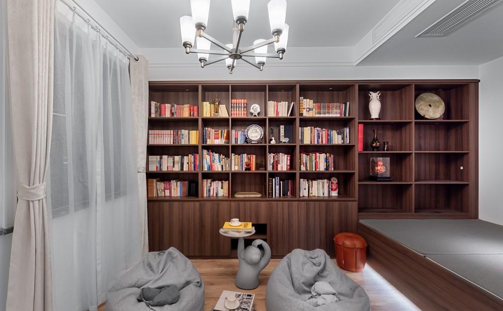 北京奥北别墅区叠拼别墅 | 美式宁静舒适，中式书房浪漫灵动-18