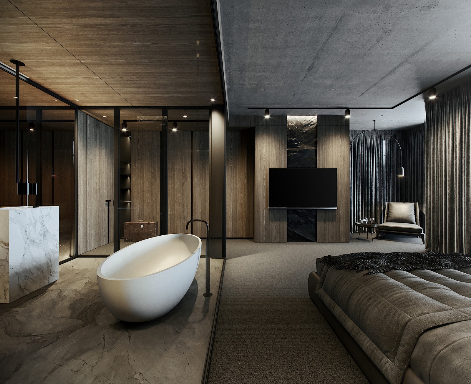 迪拜“酷感高级灰”酒店公寓-1