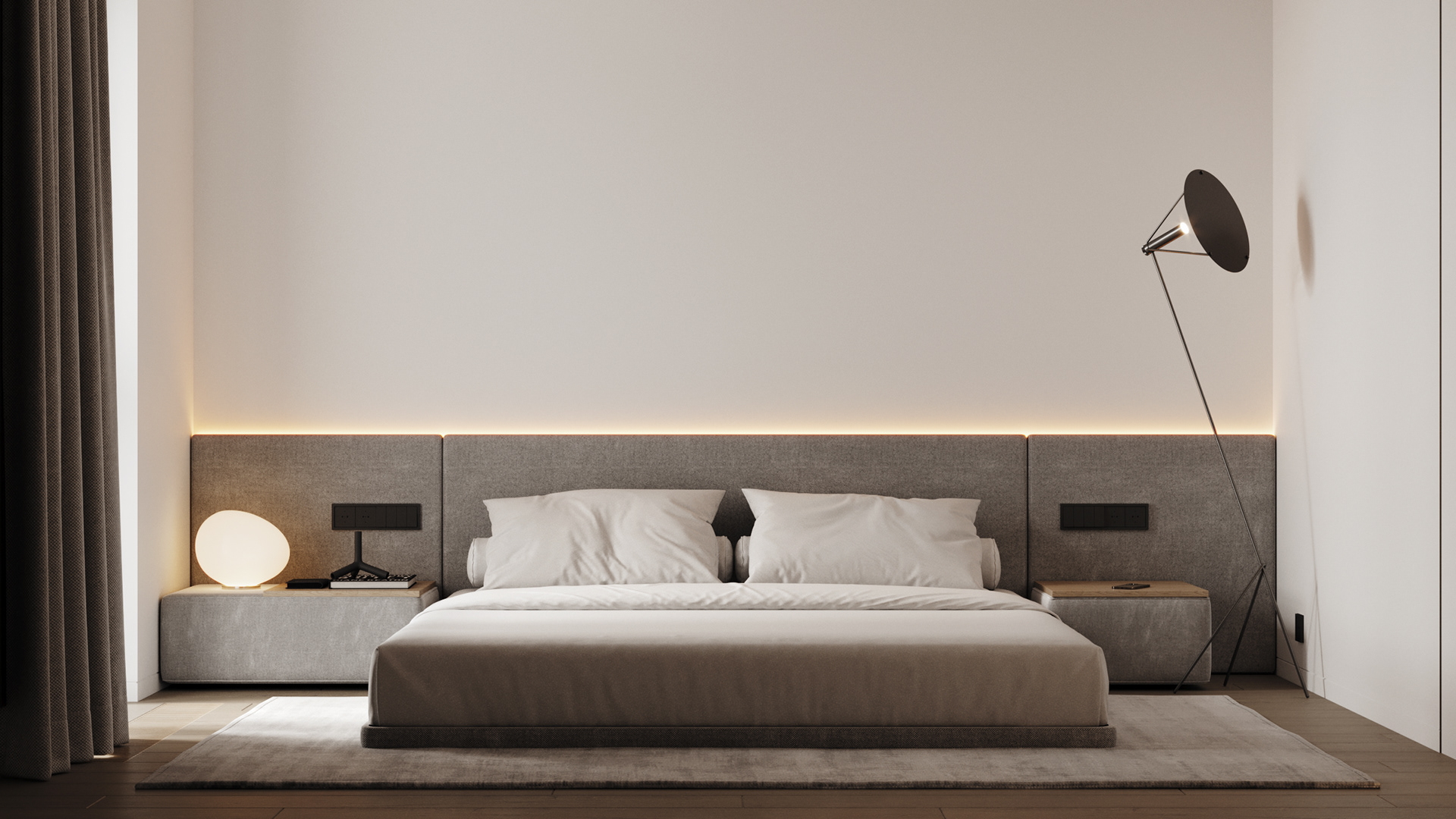 107㎡高级灰色系公寓设计-4