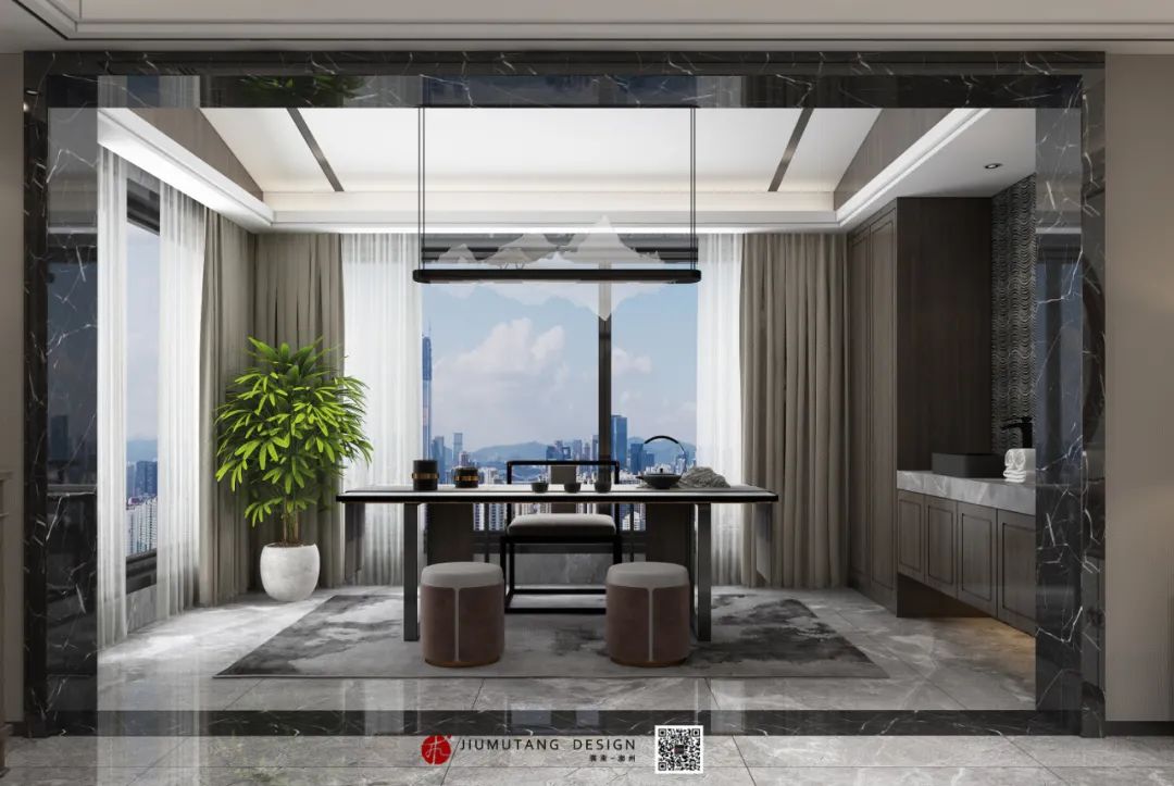 金域澜岸二期新中式设计丨中国潮州丨潮州市玖木堂装饰设计有限公司-14