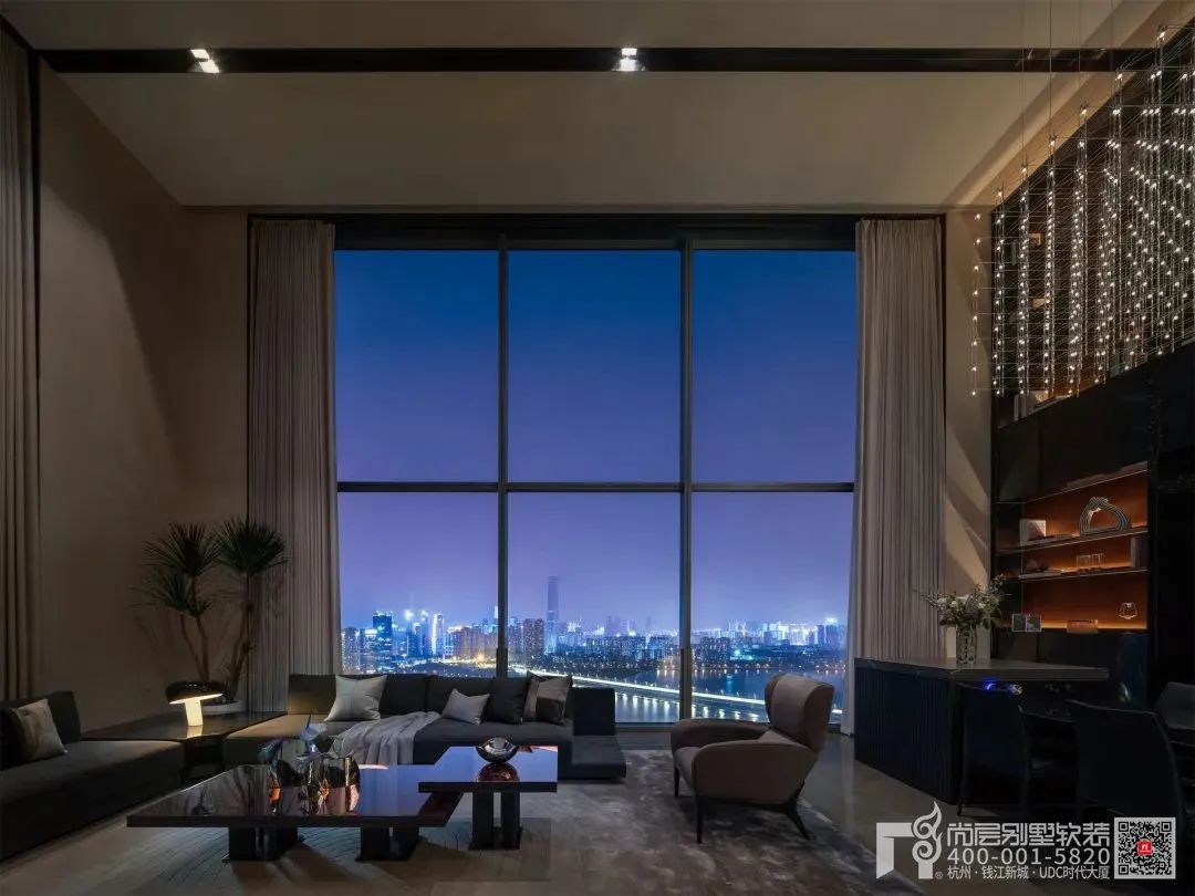 天空之镜 · 现代软装设计打造静谧湖景别墅丨杭州尚层装饰-19