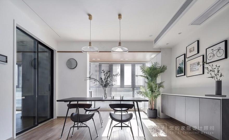 平层空间光影艺术,温柔木色演绎现代生活-7