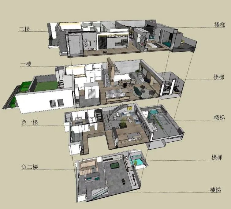 华侨城108坊别墅空间设计丨中国西安丨ANGSTUDIO-22