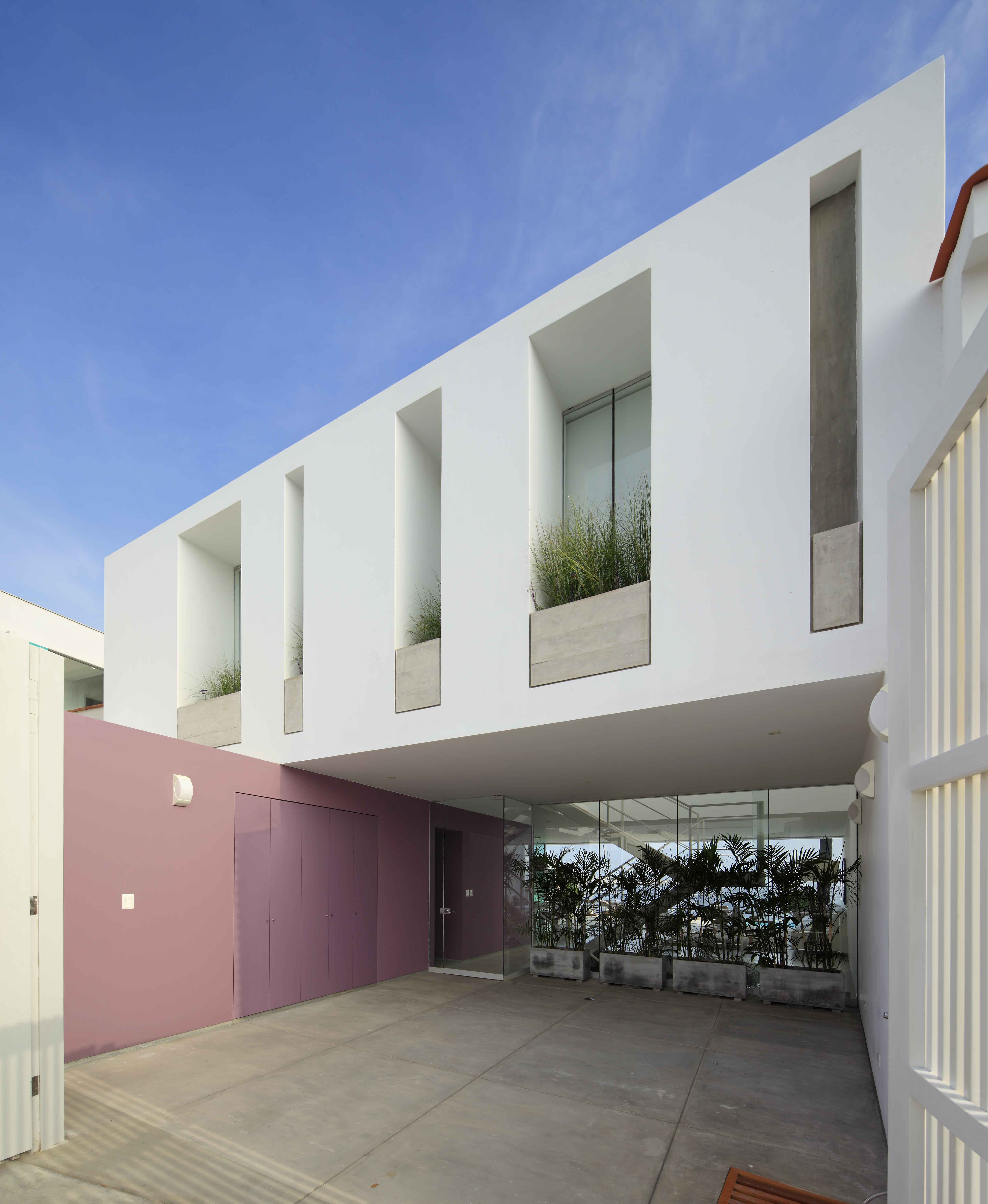 秘鲁利马海景别墅，白盒子的生活空间-26