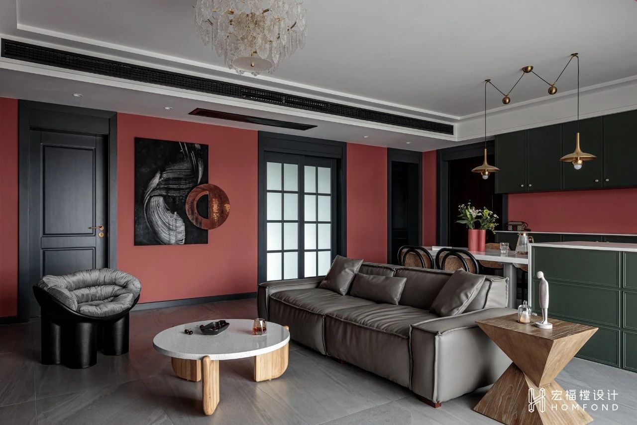 金科集美学府复古与现代住宅设计丨中国成都丨宏福樘设计-9