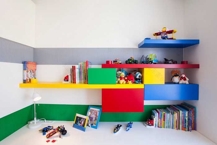乐高主题儿童房设计 | 彩色立方的魅力-9