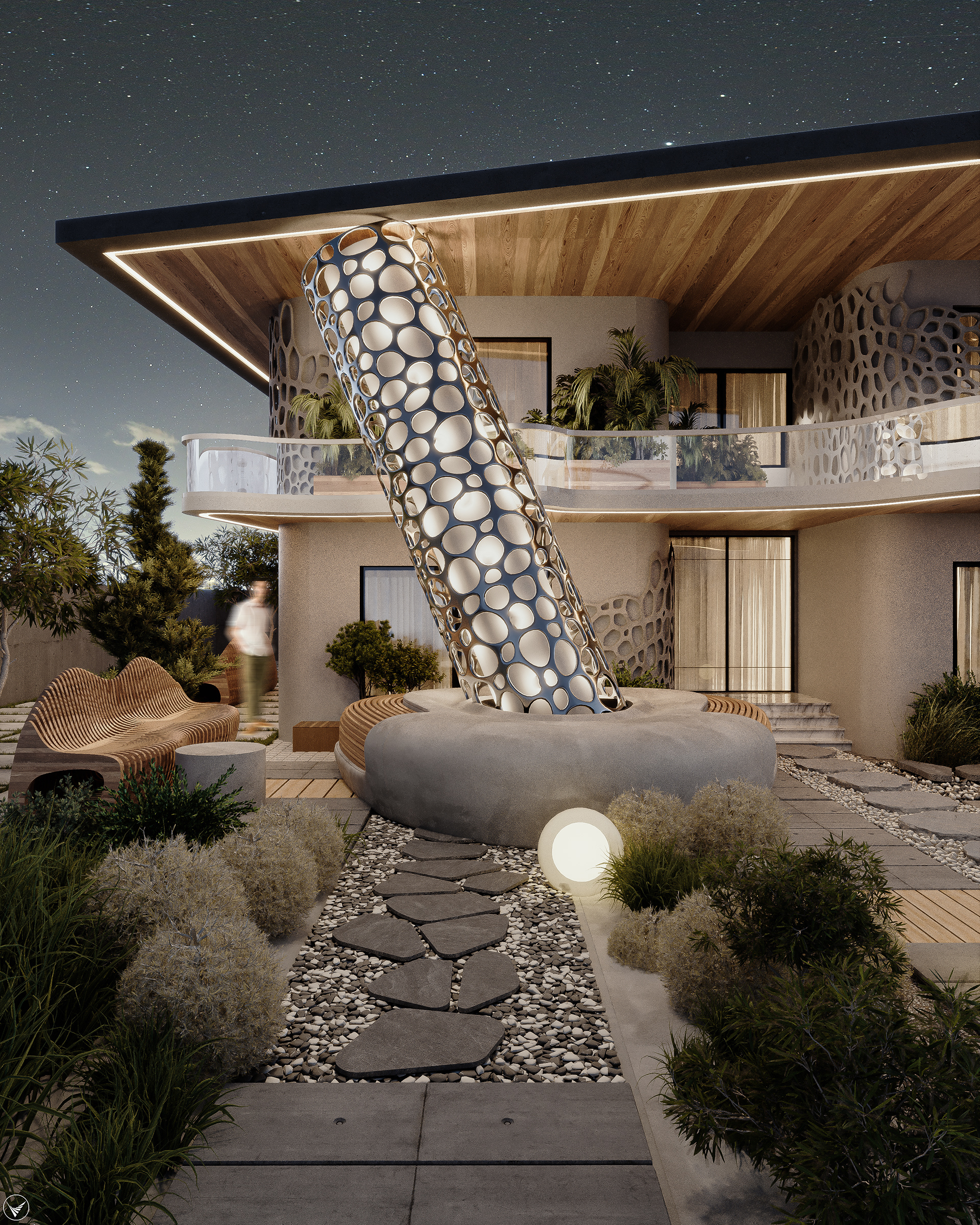 Futuristic Villa 设计丨阿联酋丨@ahmd.salim.designs-18