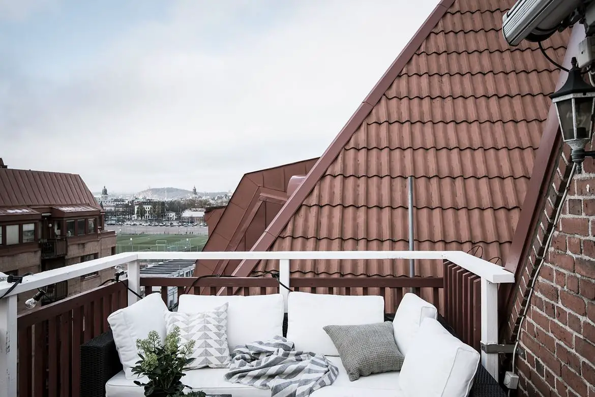 瑞典砖楼顶层公寓 | 旧空间新活力-17