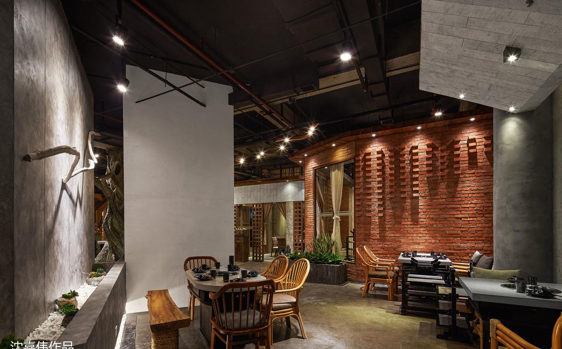 火锅店丨沈嘉伟设计作品—园里火锅-22