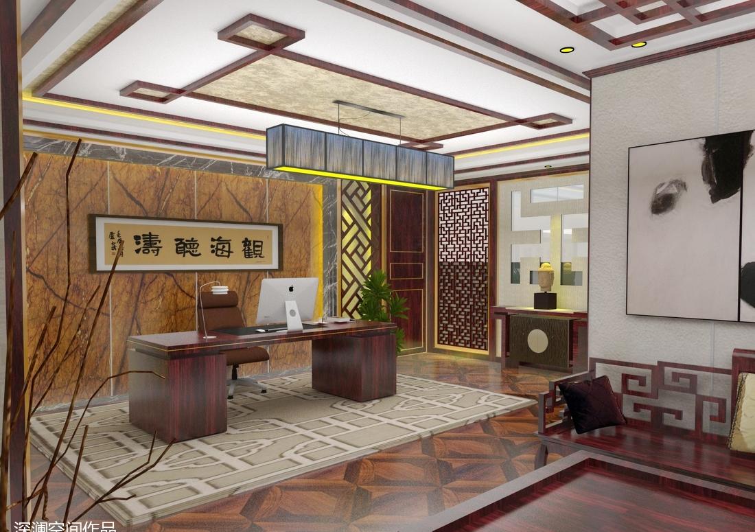 国贸大厦汉鼎集团总部办公室【中式】设计鉴赏-18
