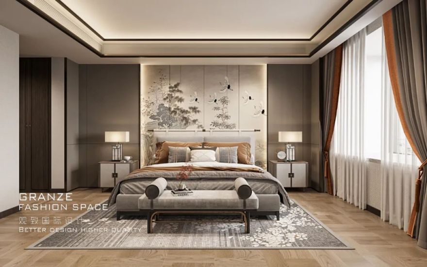 水沐明悦府新中式设计丨中国淮安丨观致国际设计-43