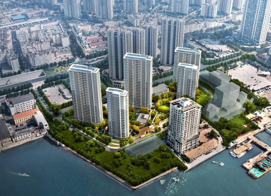 轮渡湾海洋经济活力区年青力社区项目（海岸天珺）丨中国青岛丨方案北京大象建筑设计,施工图青岛市民用建筑设计院-0