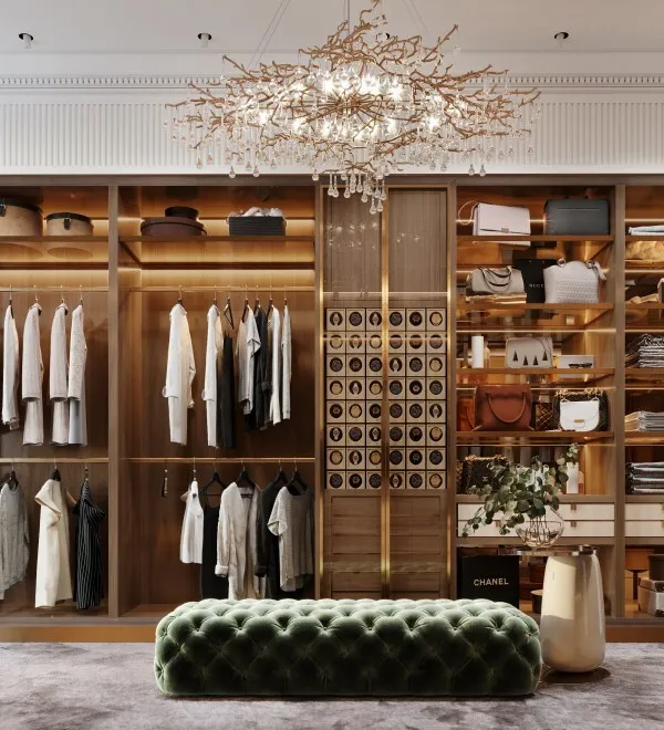 别墅大宅衣帽间空间装修-33