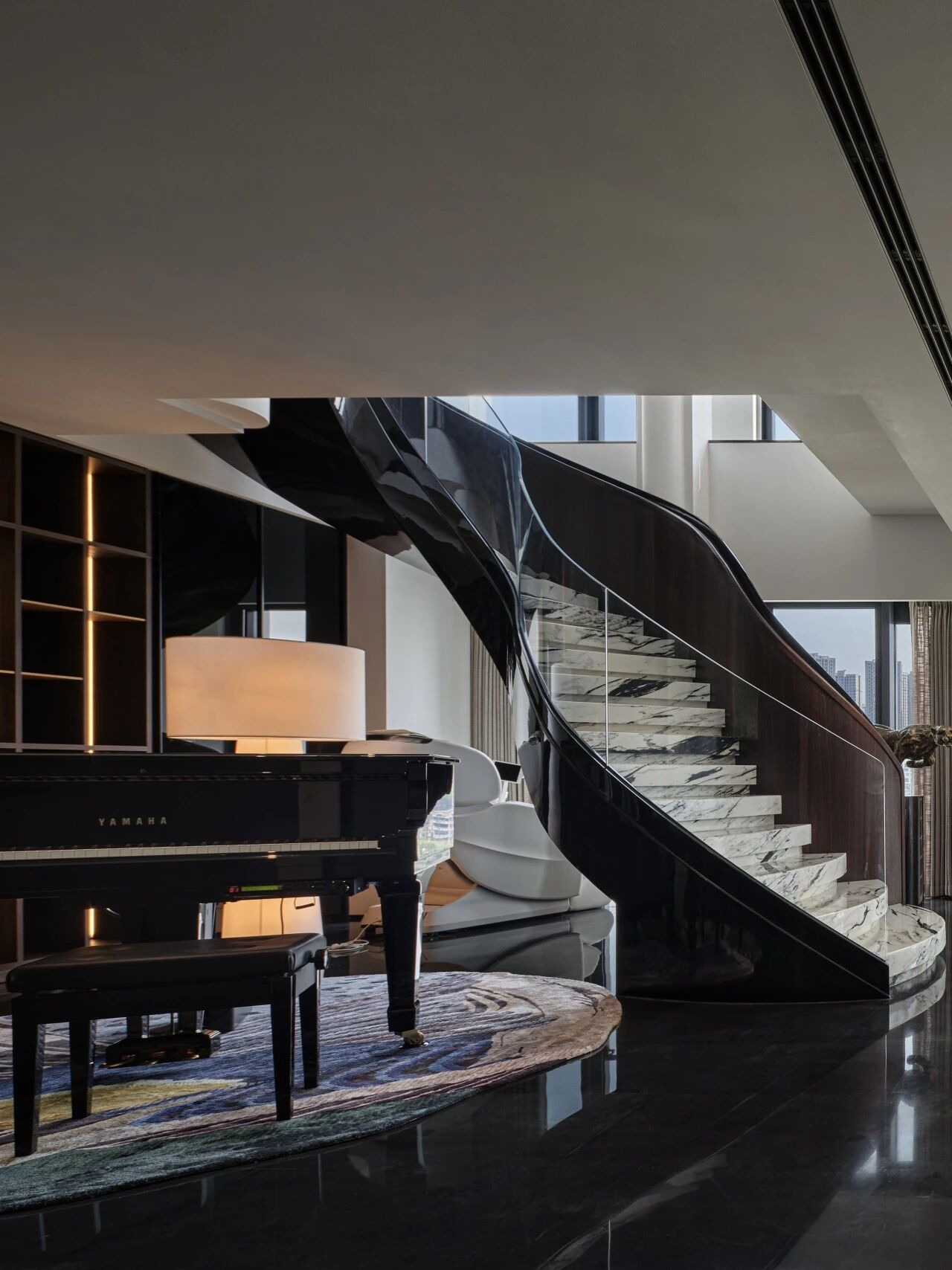 锦绣滨江双层豪宅丨中国重庆丨纳物凡璞空间设计-15