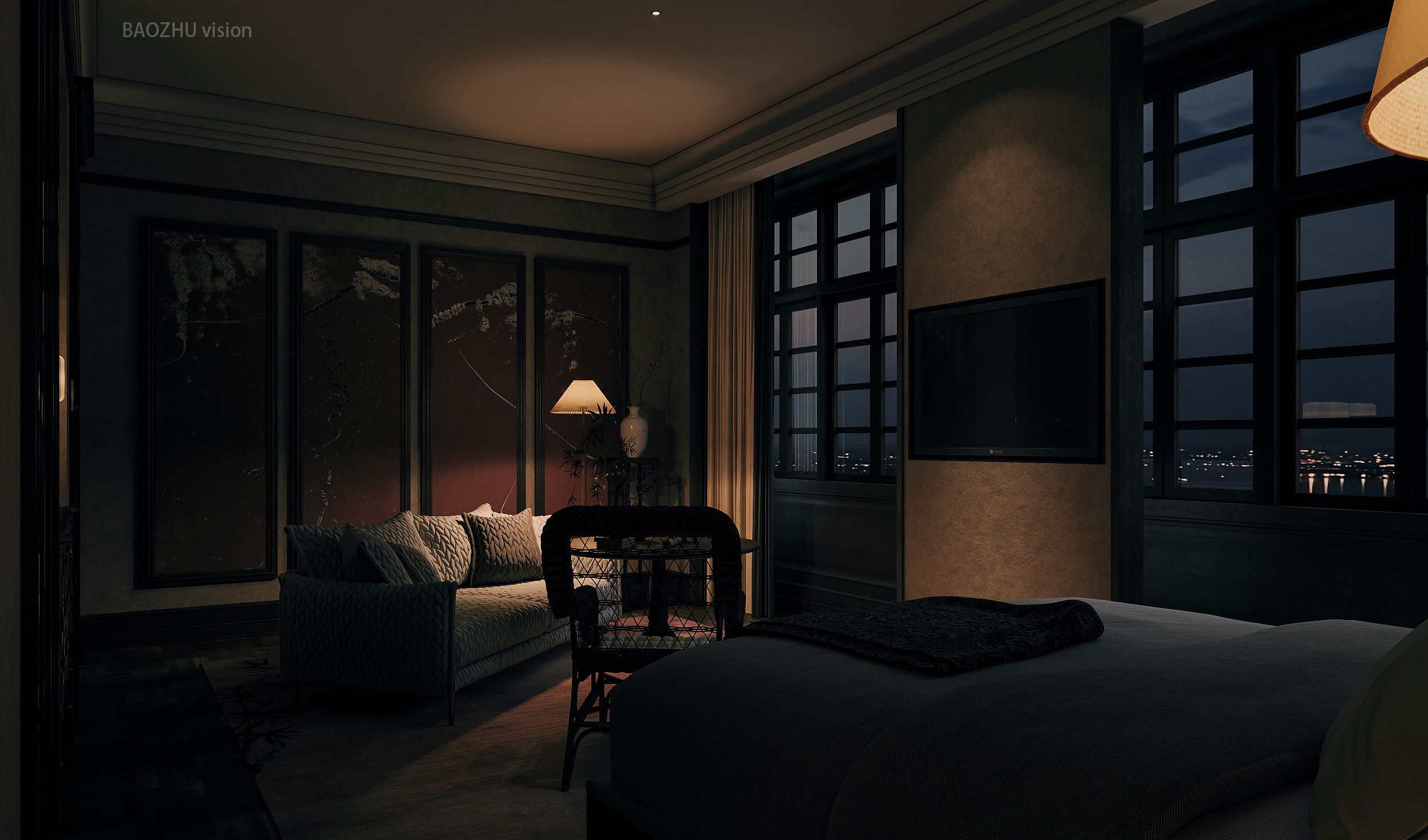 中山府酒店客房效果图方案丨中国中山-37