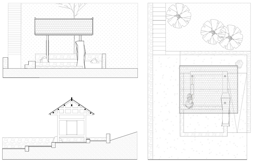 白水洞天,山野几何·白水洞村石瀑间的线性钢亭组群丨中国邵阳丨湖南大学建筑与规划学院-67
