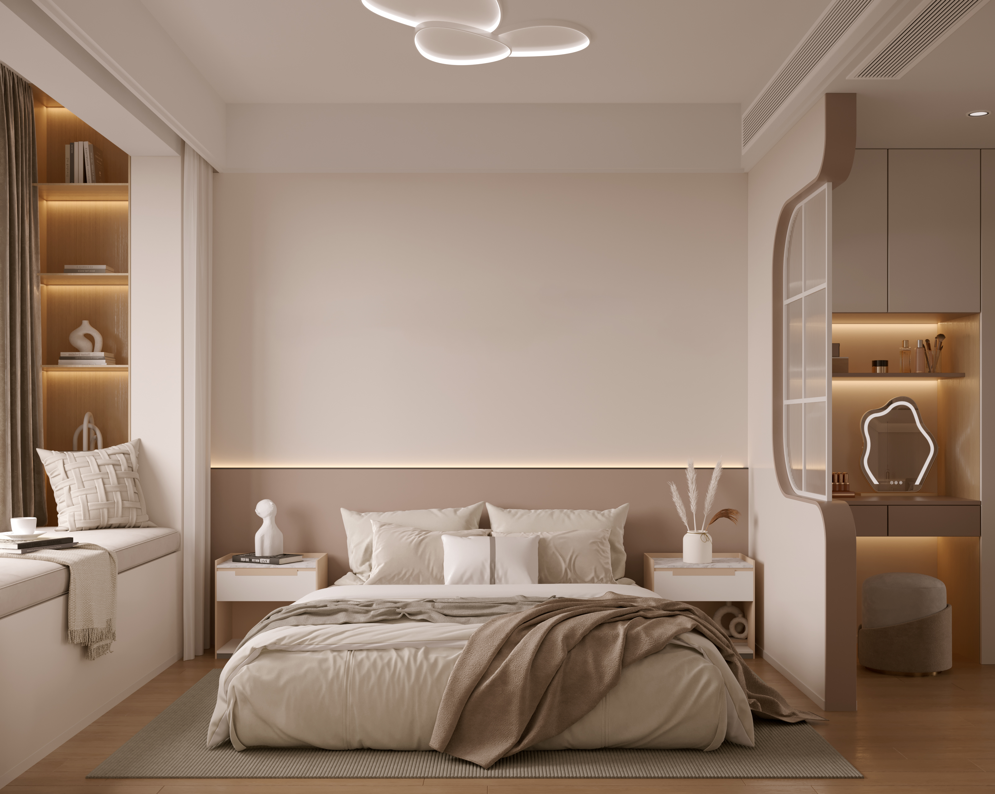 现代奶油风案例-11