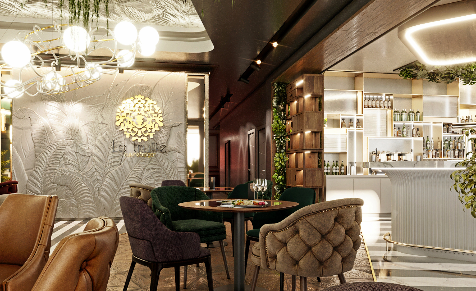 松露美食与雪茄酒廊-7