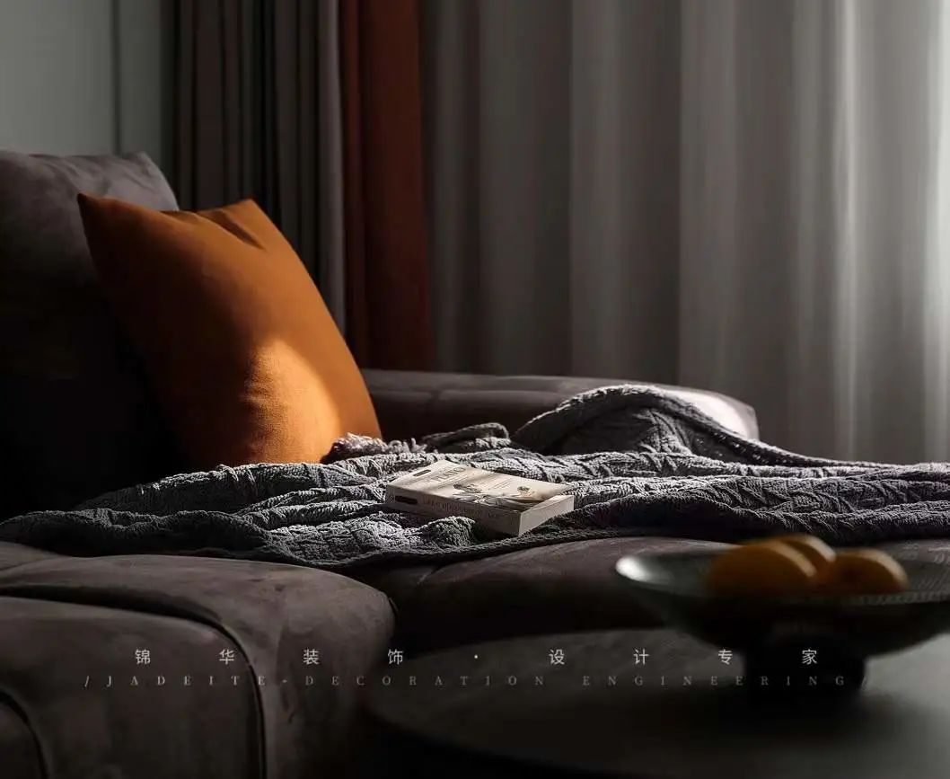 黑白灰婚房设计丨锦华装饰-0