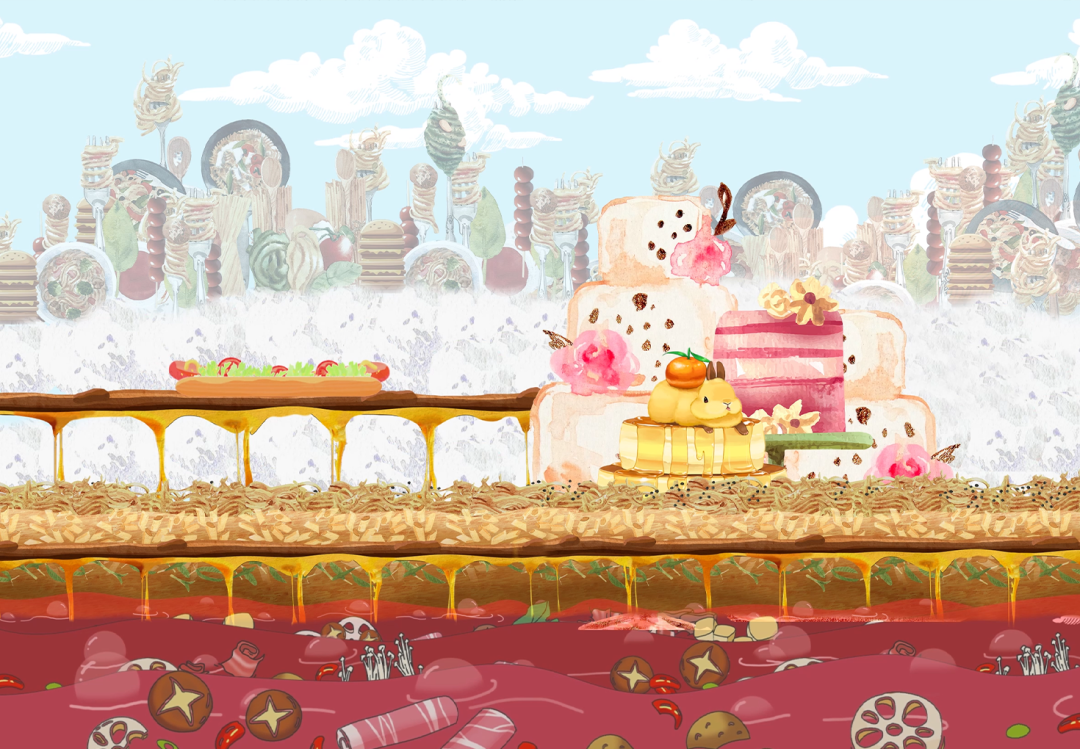 川美大四学弟毕设拿下学院奖+全国高校数字艺术设计大赛一等奖！“交通心理学+交互影像艺术+AR拓展”实现虚实穿行视界的城市更新设计-25