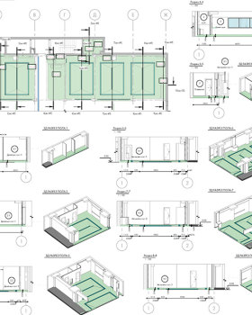 Рабочие чертежи к дизайн-проекту автомойки