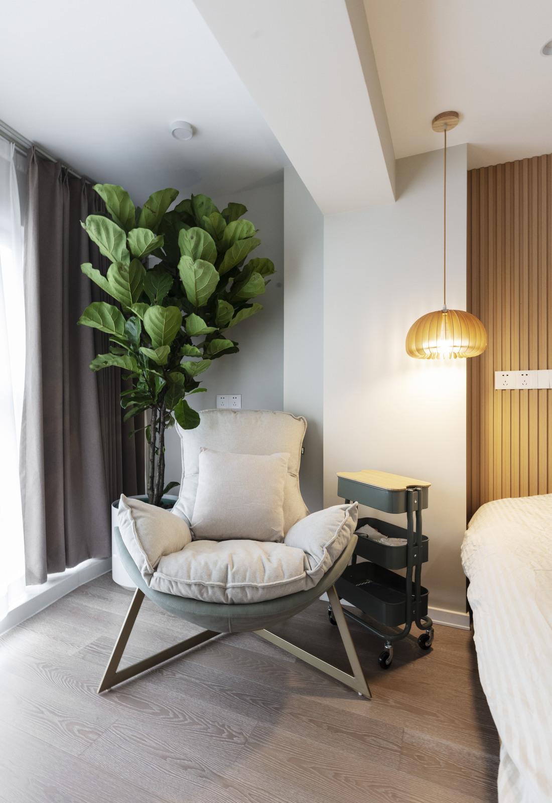 浪漫小夫妻的温馨婚房 | 简约原木与奶白系的完美融合-53