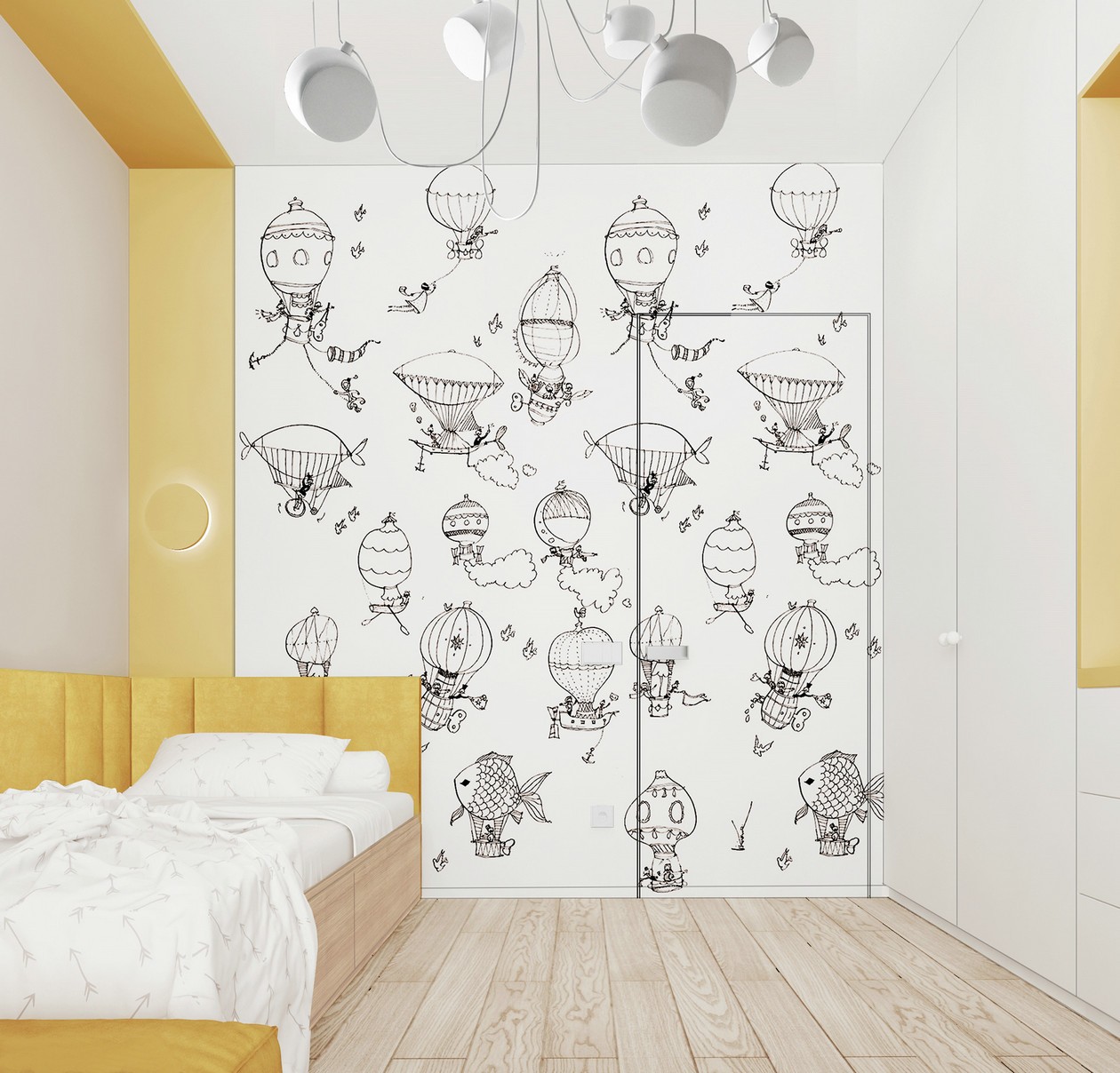 现代多彩简约风公寓设计-13