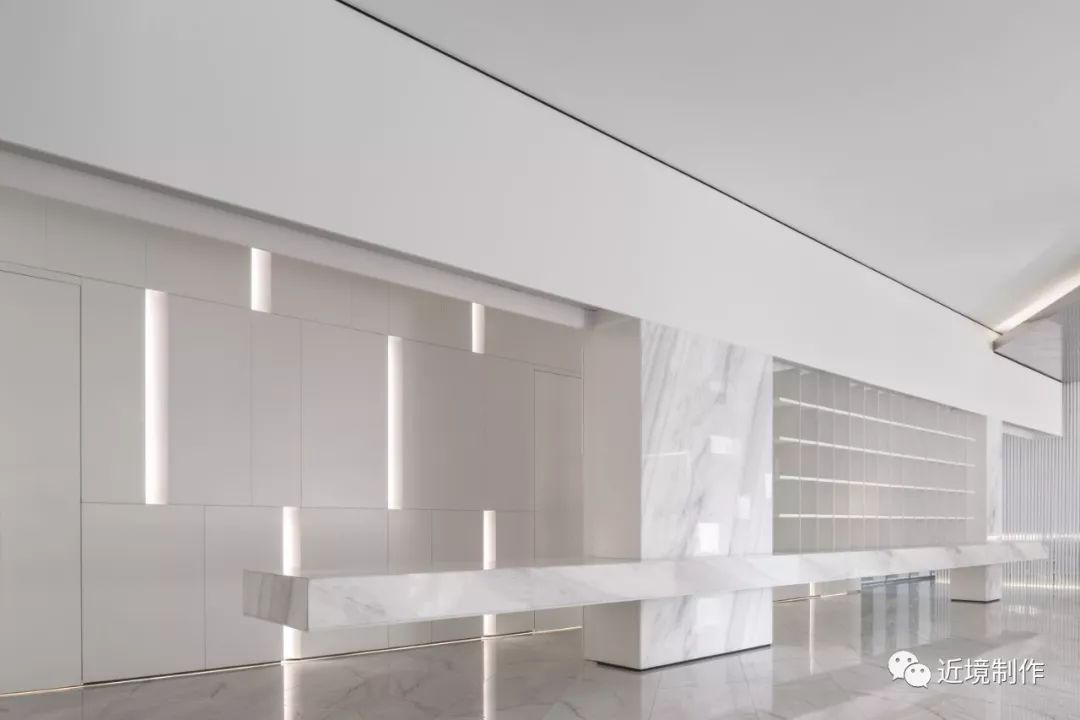 绿城凤起玉鸣城市展厅——白色丛林中的光影艺术-18