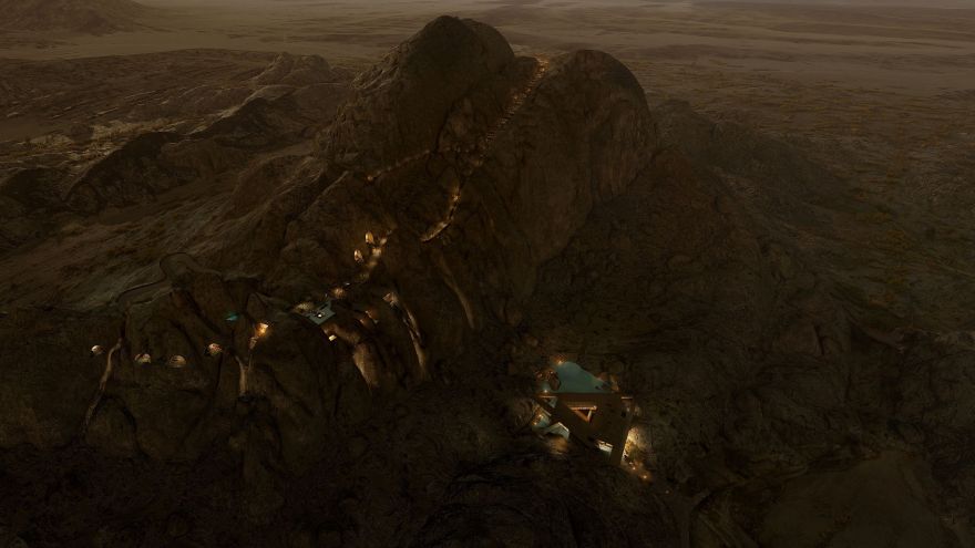 Desert Rock酒店综合体丨沙特阿拉伯丨Oppenheim Architecture-17