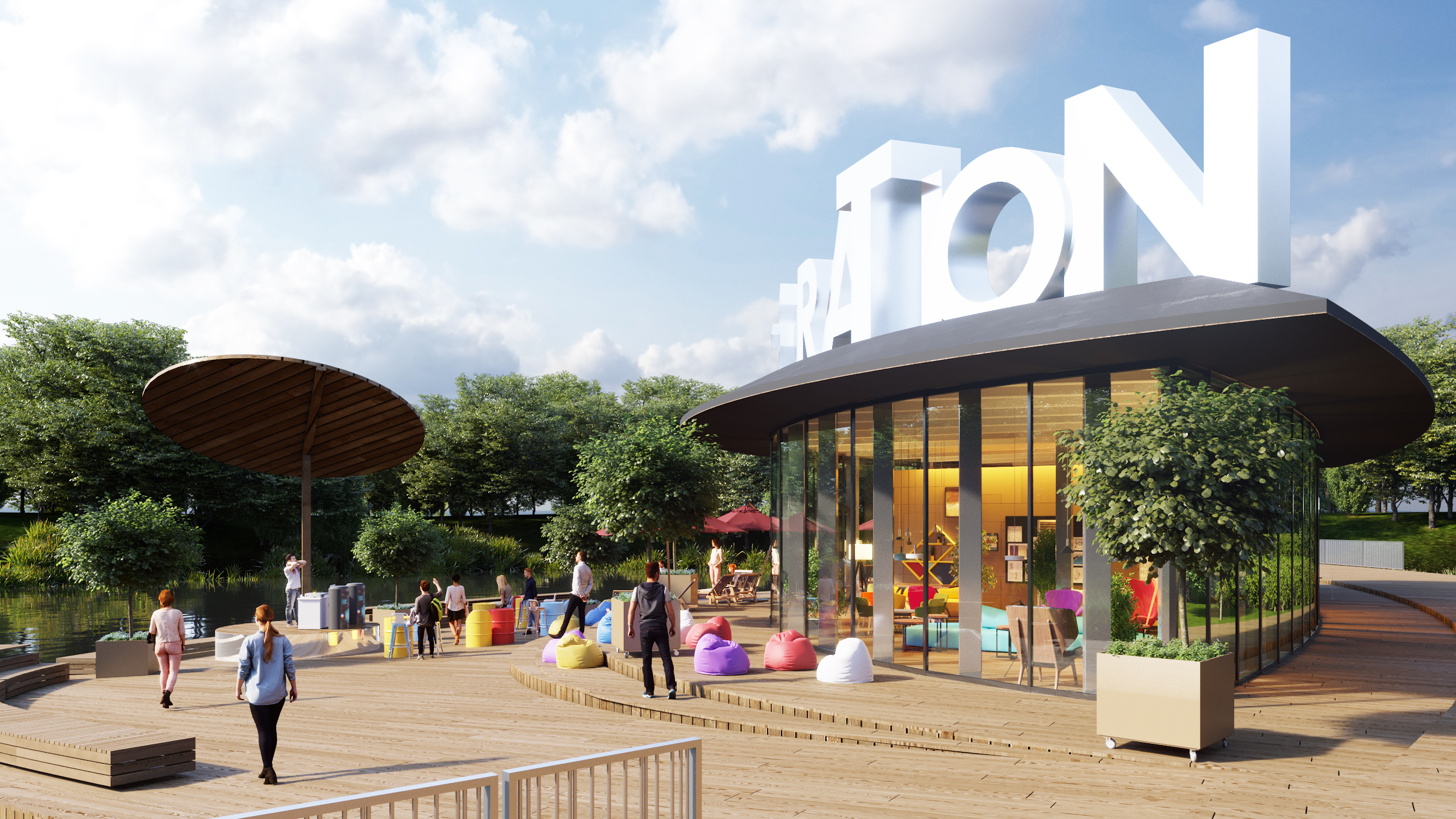 POCHTATECH ACCELERATION 夏季开放共享空间与活动丨俄罗斯莫斯科丨Best Practice,3D MDSDSGN-5