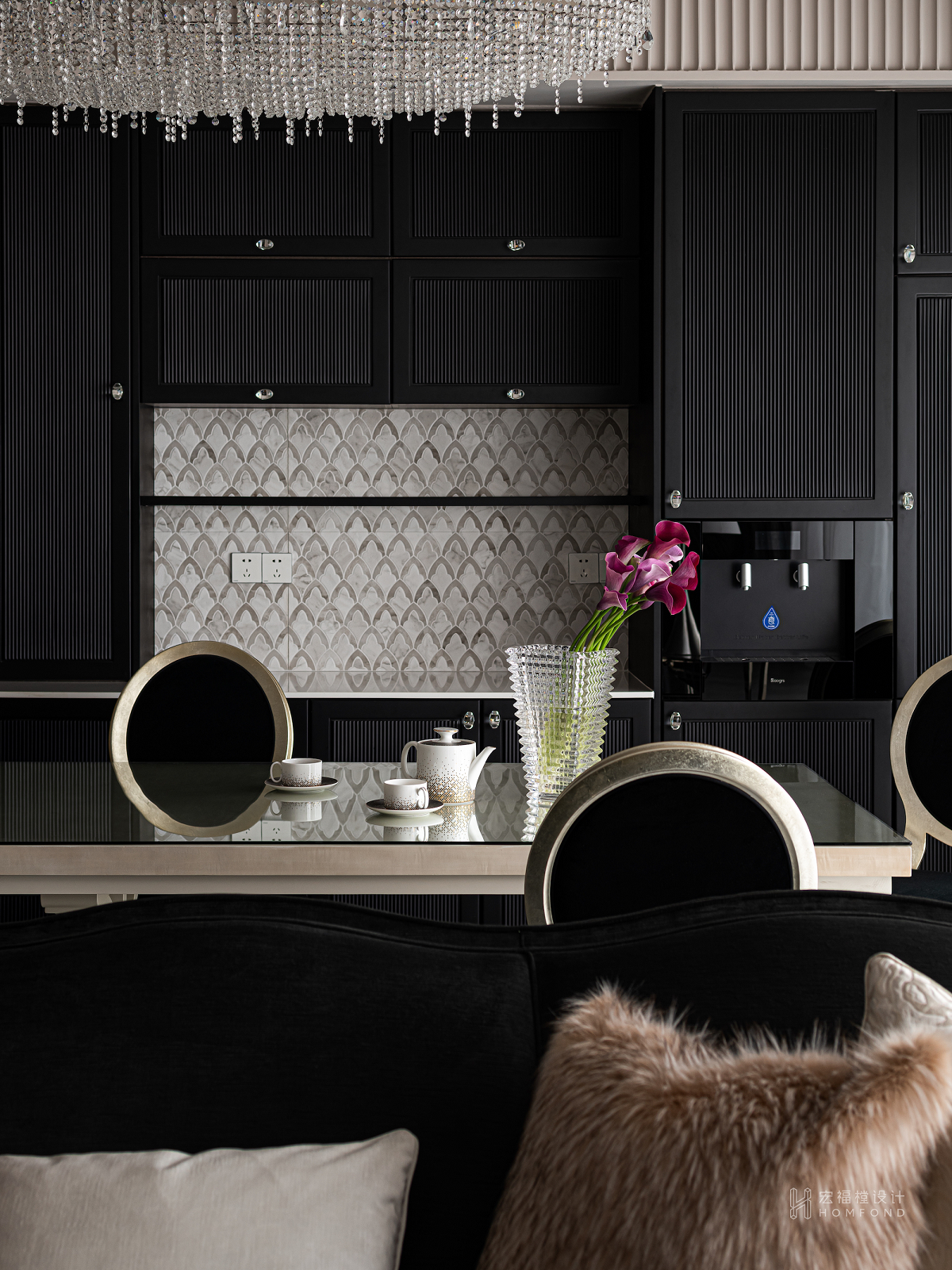 法式轻奢风格四室两厅设计丨中国成都丨成都宏福樘设计-39