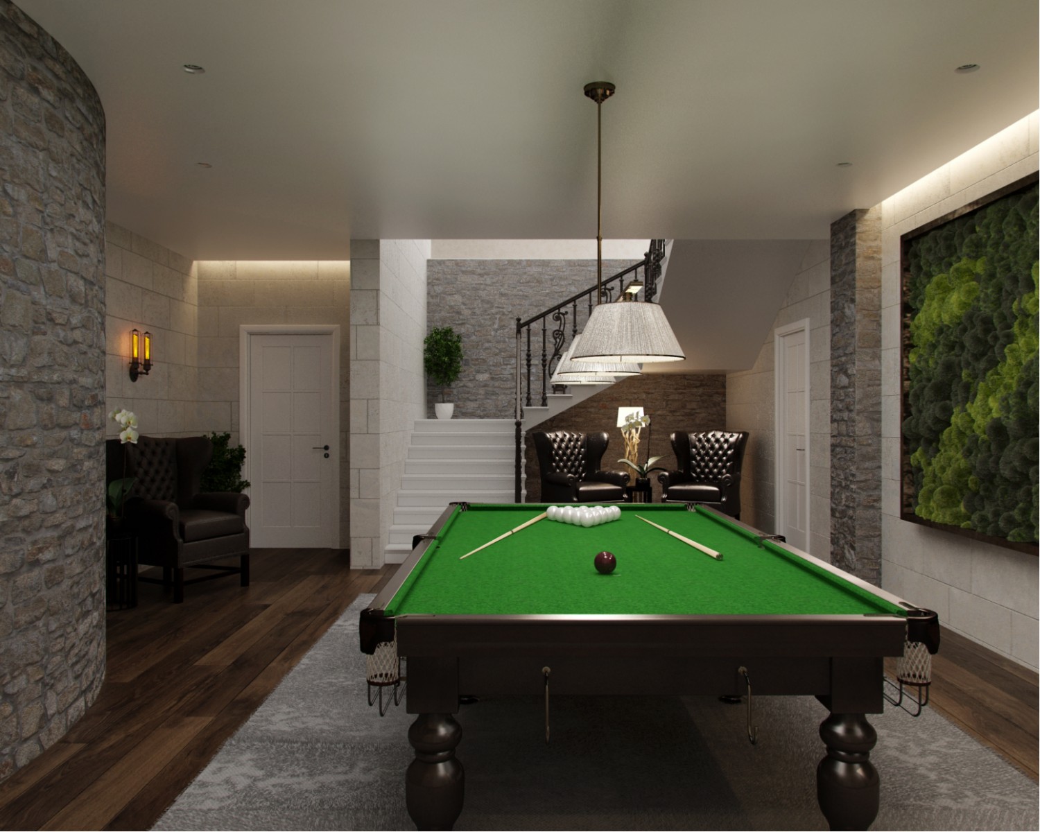 The interiors of the country residence of 1000 m  in Tbilisi Alexandra Fedorova-19