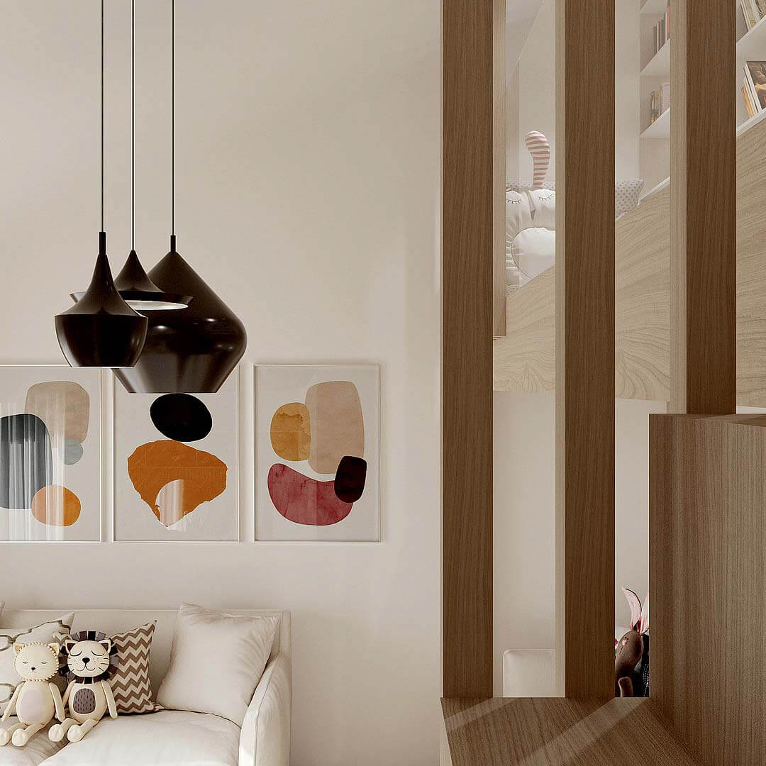 Мебель в карамельных тонах в детскую девочки от «Mamka™»-3