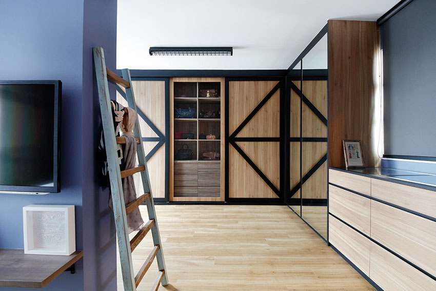 復古味花砖！新加坡 Loft 风单身女子公寓-7